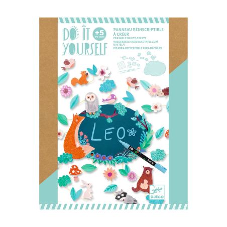 Комплект направи си сам табела за писане в гората