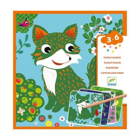 Скреч карти малки животинки