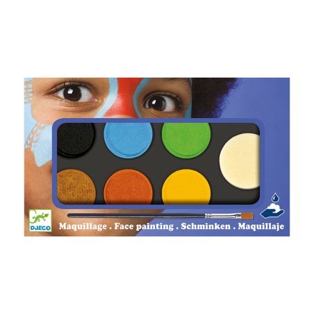 Грим за лица натурални цветове