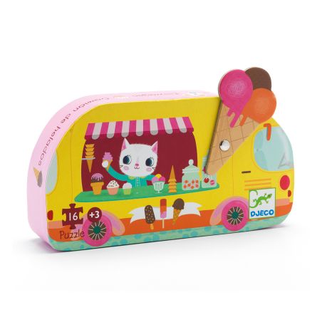 Пъзел камион за сладолед