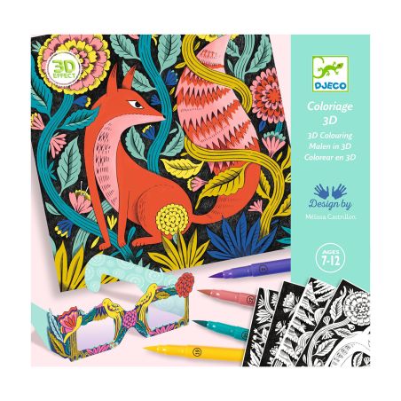 Комплект за рисуване 3Д фантастична гора