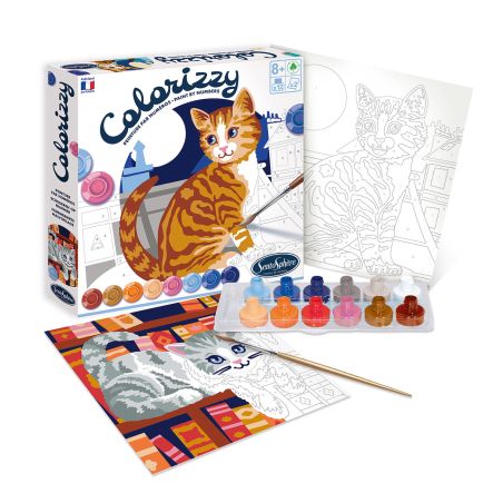 Оцветяване с цифри котета