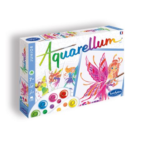 Оцветяване с акварелни бои феи