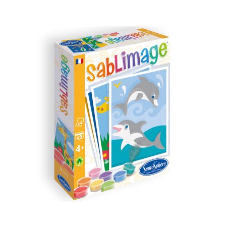 Оцвети с цветен пясък екзотични приятели мини