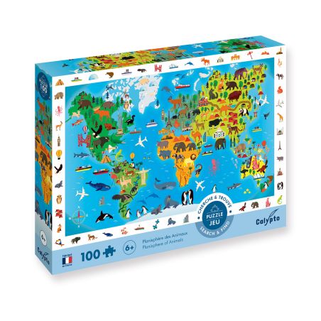 Пъзел за наблюдателност животните по света