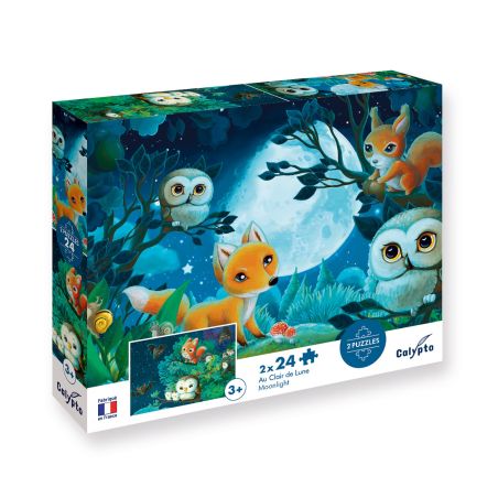 Пъзел животни в гората 2бр.