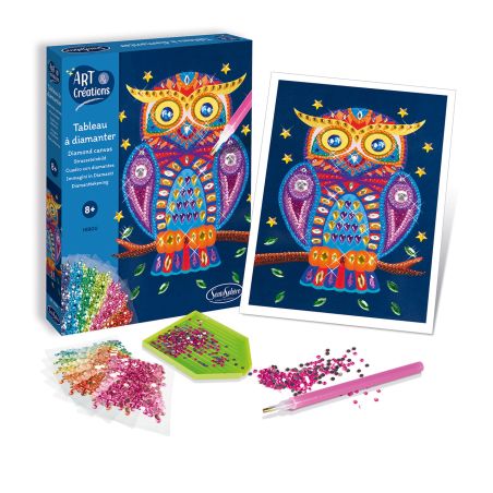 Диамантен гоблен бухал