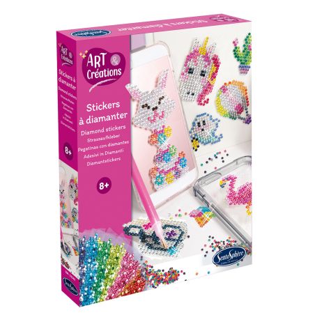 Aтелие направи стикери с цветни камъчета