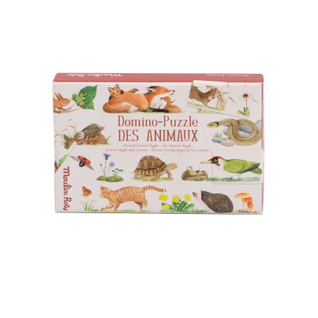 Домино пъзел животни