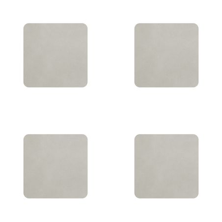 Квадратни подложки за чаши 4бр - сиво