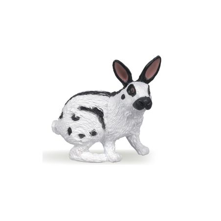 Фигурка черно бял заек