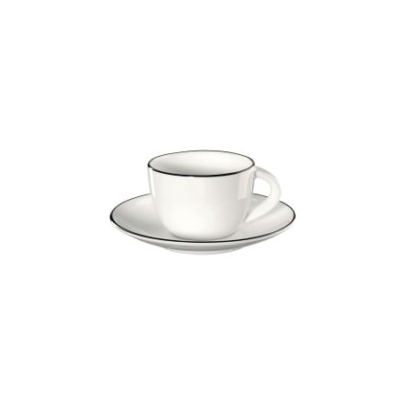 Чаша с чиния A table 0,070мл - черно