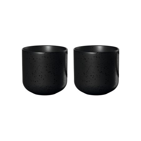 Чаши Coppa 2бр 0,200мл - черно