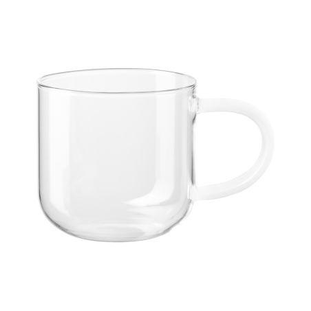 Стъклена чаша Coppa 0,400мл - бяло