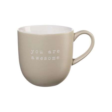 Чаша Hey! 0,350мл - бежово