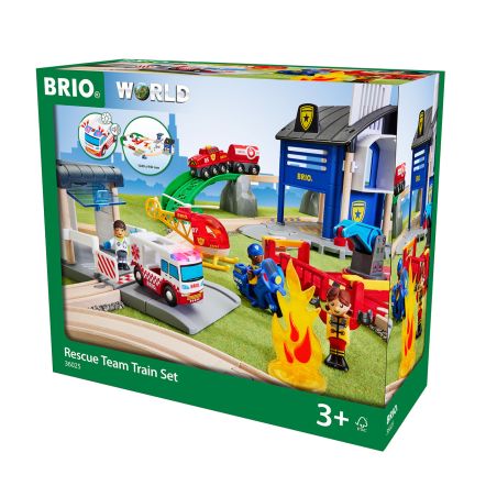 Комплект влакчета, релси от серията Rescue action