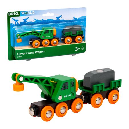 Влакче с кран и вагон