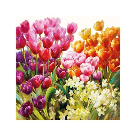 Салфетка 25см 25см 20бр Tulips