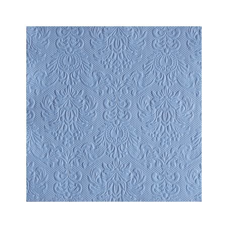 Салфетка 25см 25см 15бр Elegance синьо