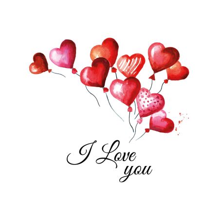 Салфетка 25см 25см 20бр Love baloons