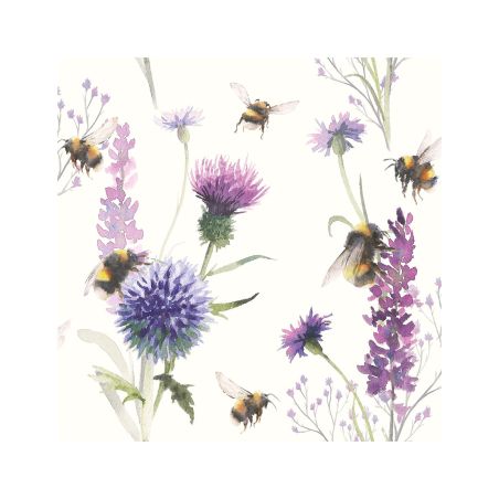 Салфетка 25см 25см 20бр Bumblebees in the meadow