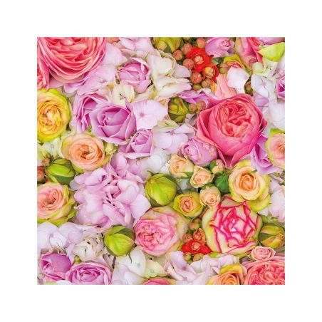Салфетка 25см 25см 20бр Bed of roses