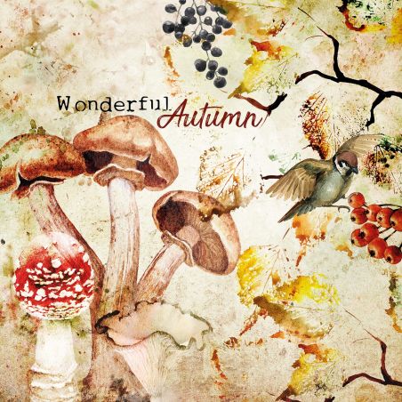 Салфетка 33см 33см 20бр Wonderful autumn