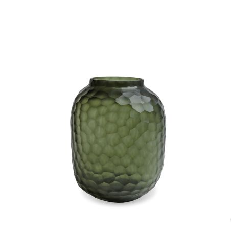 Ваза Bambola 25см - тъмно зелено