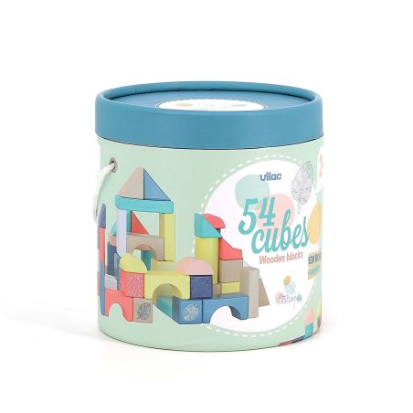 Дървени кубчета 54 части