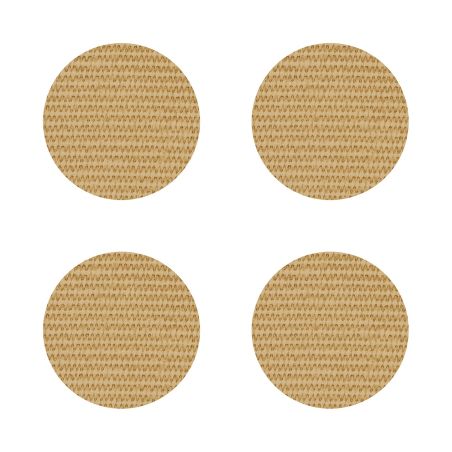 Подложки за чаши Sisal Optic 4бр - жълто