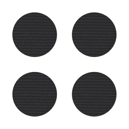 Подложки за чаши Sisal Optic 4бр - черно