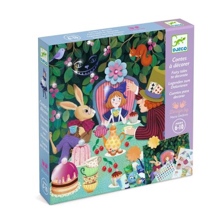 Картини за декориране с ваденки и 3D цветя Алиса в...