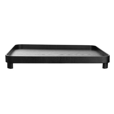 Поднос с крачета 45см 36см - черно