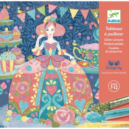 Оцветяване с брокат блян