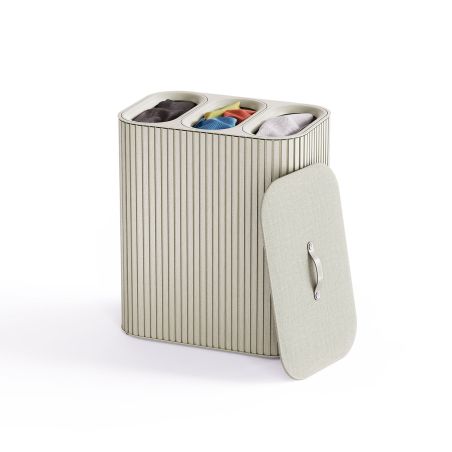 Кош за пране Tota Trio Lux 90л - бежово