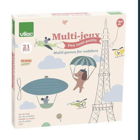 Комплект от 4 игри за най-малките по дизайн на Sarah Betz