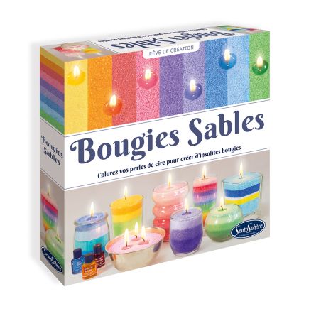 Игра ателие направи пясъчни свещи