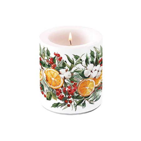 Свещ 10см WINTER ORANGES