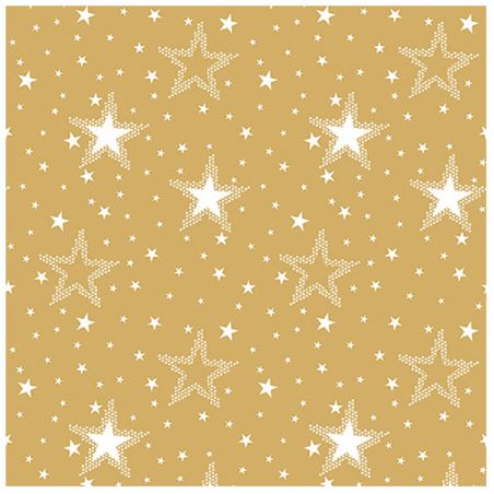 Салфетка 33см 33см 20бр NIGHT SKY WHITE/GOLD
