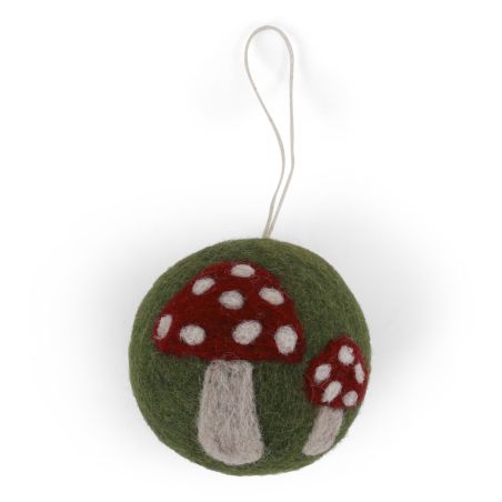 Коледна топка с гъбка