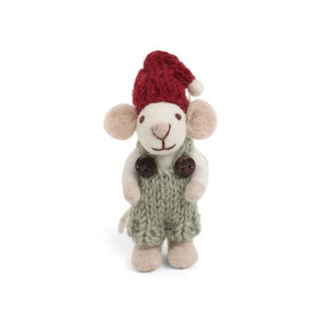 Малка мишка със зелени панталони