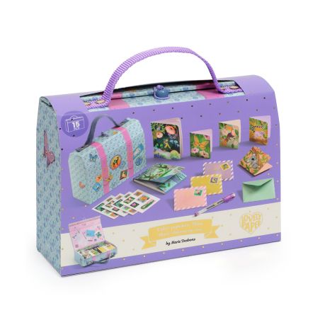 Куфарче с изящни материали за писане Мари