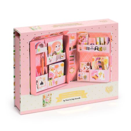 Кутия с изящни материали за писане Тина