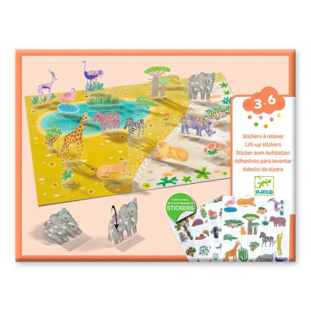 Забавалявай се с подвижни стикери животни