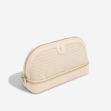 Несесер Raffia - светло розово