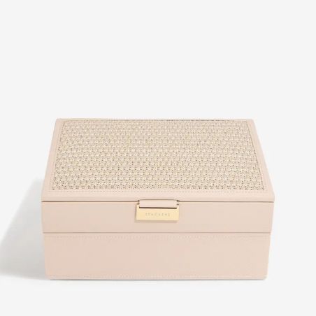 Кутия за бижута Raffia 2бр. - светло розово