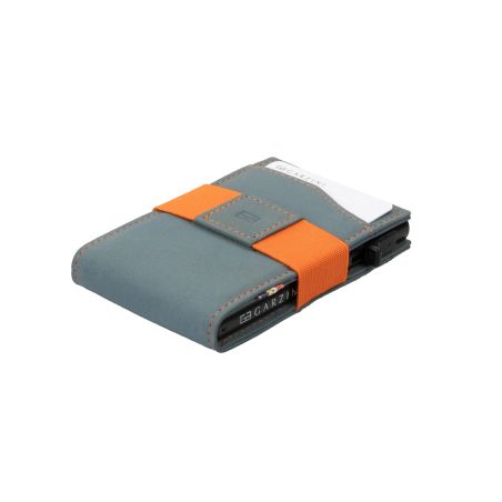 Портфейл за карти с прозрачен джоб за лична карта - синьо