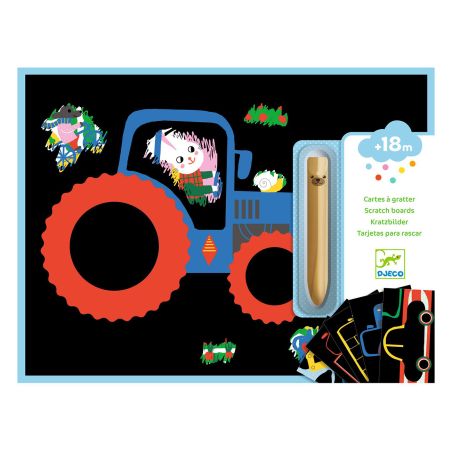 Скреч карти превозни средства