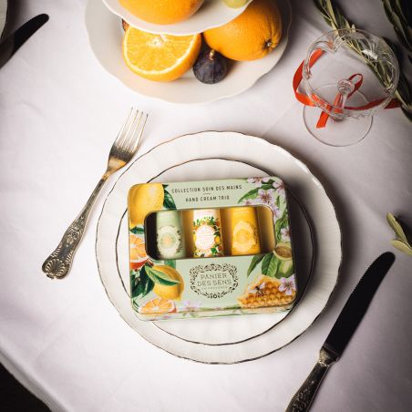 Крем за ръце 3бр.30мл. мед, бадем, прованс