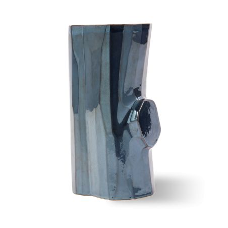 Ваза Log M - тъмно сиво